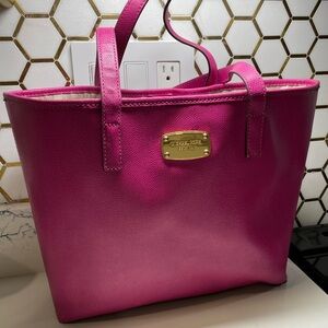 Michael Kors Fuchsia Tote Bag